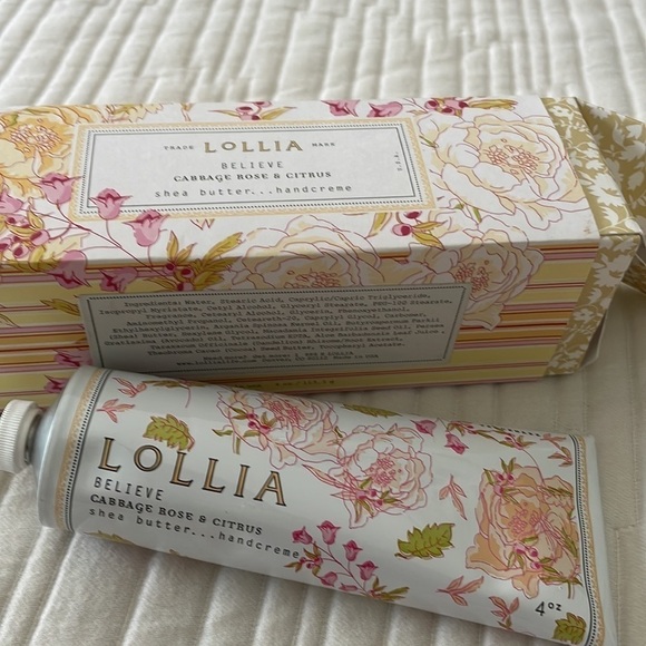 Anthropologie Lollia Shea Butter Hand Cream Canbage Rose & Citrus NWTB - Picture 3 of 5